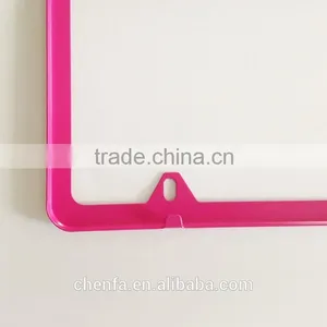 2015 Wholesale Pink Custom License Plate Frames thumbnail-6