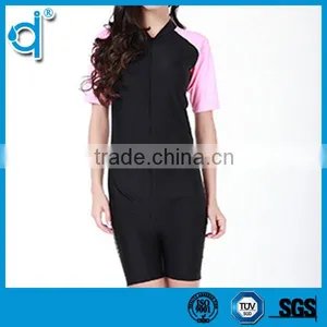 Close-fitting Anti-bacterial Zipper Black and Blue Jumpsuits Neoprene Wetsuits thumbnail-4