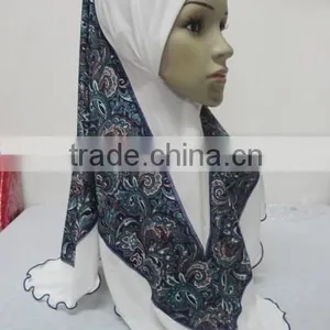 H285 New Style One Piece Hijab With Prints thumbnail-2