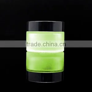 Factory Price Green Cosmetic Empty Jar With Aluminum Black Lids thumbnail-1
