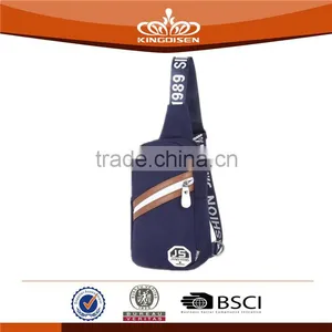 Navy Color Canvas Sling Cycling Bag thumbnail-1
