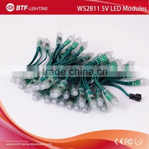 Green Wire 12mm WS2811 Pixel Led Module, 5V IP68 Waterproof thumbnail-3