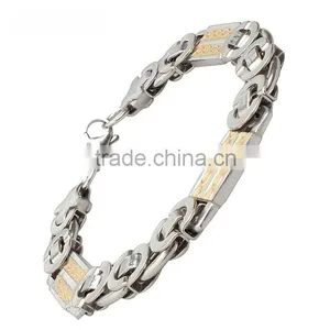 Factory Latest Design Punk Style Permanent Men Bracelet Stainless Steel Jewelry Most Popular Supplier's Choice thumbnail-3