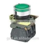 GB4-BW3365 CNGAD GB4 Series 6.3V-220V Green With Neon Lamp Button Switch thumbnail-1