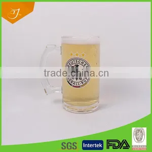Glass Mug Glass Beer Mugs With Handles Tumbler Glass Mug thumbnail-1