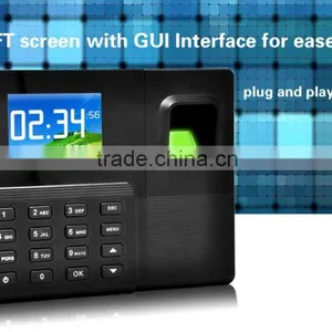 Color Screen TCP/IP Network Fingerprint RFID Time Attendance System A9-TB thumbnail-2