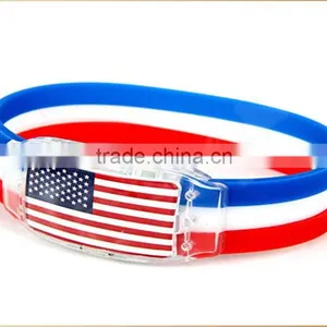 World Cup Promotional Flag Led Light Bracelet thumbnail-2