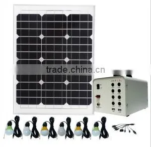 40W Home Solar Power Lighting System for Home Emergency Usage thumbnail-1