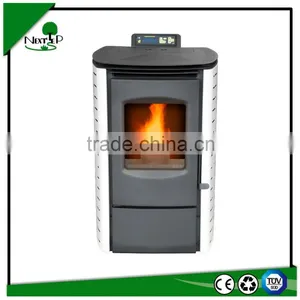 Home Using Small Wood Pellet Stove With Remote Control 6KW thumbnail-1