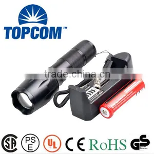 Rechargeable Battery Power Supply XM-L T6 LED G700 Police Flashlight Torch thumbnail-1