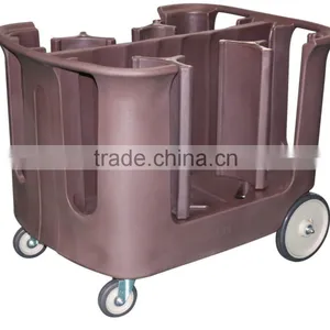 SCC Brand LLDPE Adjustable Dish Cart Used in Hotel & Restaurant thumbnail-1