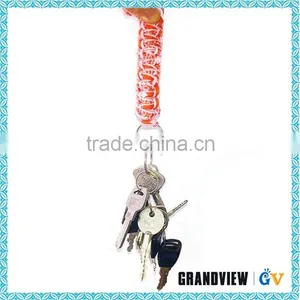 China OEM All Kinds Polyester 4mm Paracord Keychain thumbnail-6