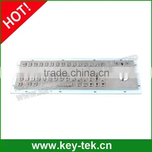 Industrial Metal Keyboard With Trackball thumbnail-2