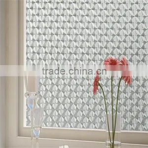 Most Hot Sales Frosted Glass Film -- 2D Static Window Film--- PVC Embossed Glass Sticker thumbnail-3