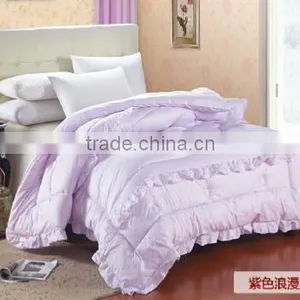 Microfiber Queen Duvet-Cover-Set Comforter Set With Lacec thumbnail-3