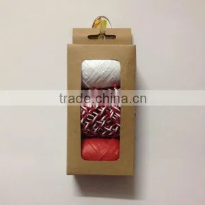 Red White Twisted Paper Twine thumbnail-1