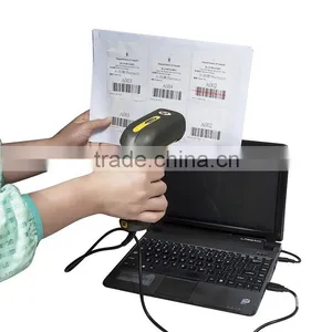 2016 Good Price Yellow Wireless Barcode Scanner XL-9528 thumbnail-5