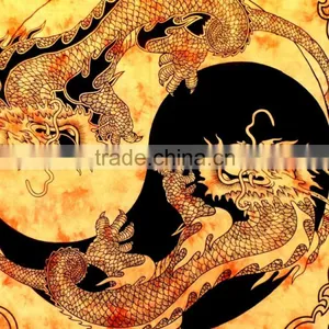 Indian Hippie Tapestry Tapestries Orange Tapestries Tapestry Wall Hanging Dragon Tapestries Bohemian Wall Tapestries thumbnail-4