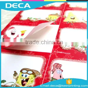 Custom Cartoon Sticker Sheet Vinyl Sticker Books Cute PVC Sticker Set thumbnail-6