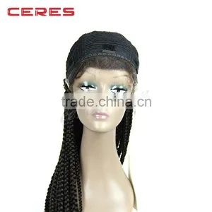 Lace Front Box Braid Wig Synthetic African Braided Wig for Black Women Quality Choice thumbnail-6