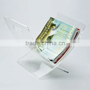 Hot Sale Acrylic Open Book Displayer Display Stand Open Book Holder thumbnail-1