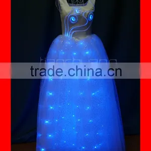Flashing LED Light Up Angel Costume Dress thumbnail-1