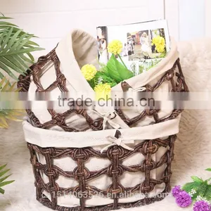 100% Handmade Printing Paper Band Storage Basket Set Of 4 thumbnail-1