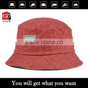 New Arrival Cotton Blank Pink Cheap Custom Plain Bucket Hat thumbnail-1