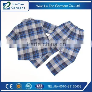 Fine Yarn Dye Plaid Kids Cotton Pajama Set thumbnail-2