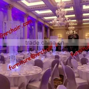 Shanghai Event Rental Wedding Ceremony Acrylic LED Lighted Table Decorative Chandeliers Centerpiece thumbnail-1