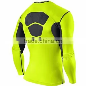 Custom Fitness Wear Long Sleeve Mens Compression Wear With High Quality thumbnail-2