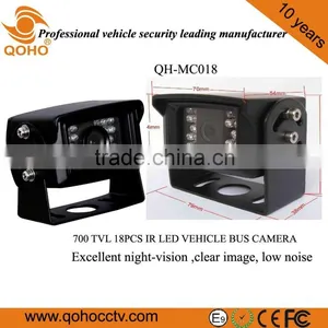 QOHO 18 Pcs IR LED 700TVL CCD Night Vision Car Camera For Vehicle thumbnail-1