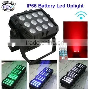 12 Head Led Light/outdoor Stage Light/battery Wireless Remote Control Uplight thumbnail-1