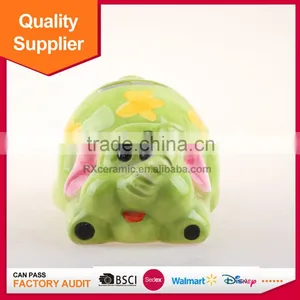 Hot Sale Wholesale Elephant Shape Novelty Piggy Bank With Hand Painted thumbnail-1