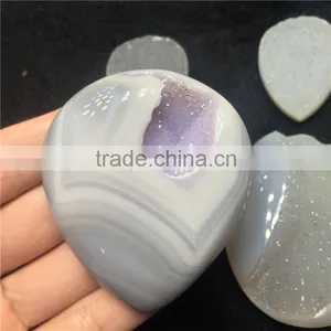 Natural Agate Geode Slices Wholesale Crystal Heart Stone thumbnail-6