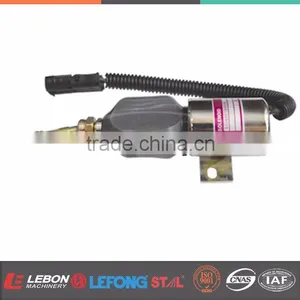 612600180008 24V Fuel Shut off Solenoid Valves for Excavator Engine Parts thumbnail-1