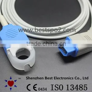 Nihon Kohden JL-900P SpO2 Adapter Cable 14pin>>DB9 Nihonkohden Sensor, 2.4m thumbnail-1