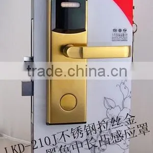 20% Save 304 Stainless Steel Rfid Card Security Handle Safe Electronic Digital Hotel Keyless Smart Lock thumbnail-3