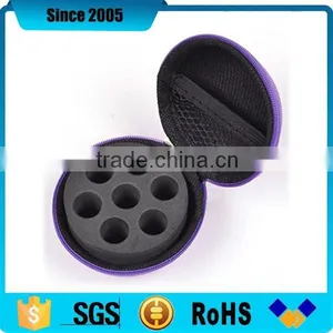 Ball Shape Purple Nylon Cover Eva Essential Oil Protective Case thumbnail-4