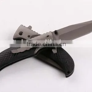 OEM Black G10 Handle 440 Folding Camping Knife thumbnail-3