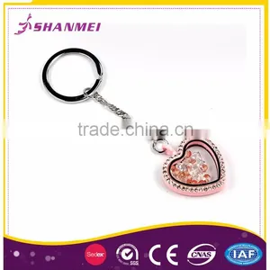 OEM Acceptable High Quality Discounted Price Cheap Fashion Heart Shape Keychain thumbnail-3