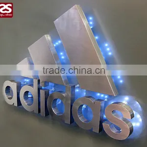 Popular Stainless Steel Back Lit Letter Sign thumbnail-1