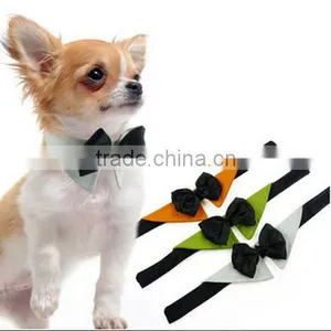 Pet Dog Adjustable Bow Tie Collar / Puppy Collar / Decorative Dog Collars thumbnail-1