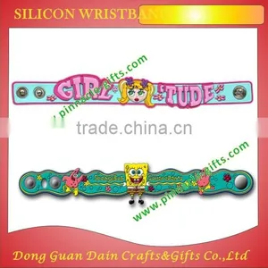 Pvc Bracelet Soft Pvc Wristband Colorful Silicone Wristband thumbnail-2