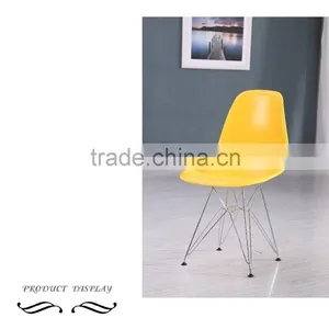 Indoor Plastic Bright Colored Leisure Chairs thumbnail-3