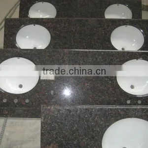 Imported Brown Granite Tan Brown Vanity Top In Stock thumbnail-2