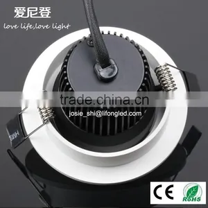 Dimmable 8W CITIZEN COB Ceiling Downlight,beam Angle 15D Warm White thumbnail-4