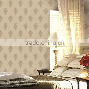 Shallow Embossing Wallpaper European Flower Wall Paper Hot Sale thumbnail-2