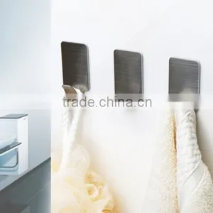 Clothes Metal Hanging Stainless Steel Adhesive Hook thumbnail-5