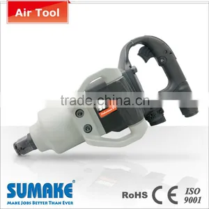 1" Super Duty Twin Hammer Pistol Type Air Impact Wrench With 6" Ext Anvil thumbnail-1